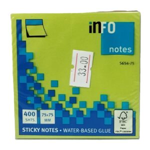 notas adhesivas info