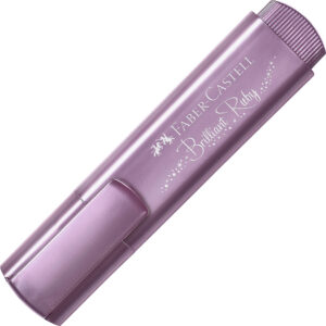 Resaltador rubi brillante metalico Faber castell