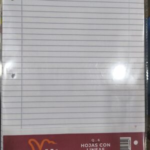 50 hojas Linea CARTA