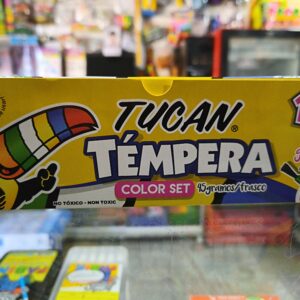 Tempera 12 col Tucan 45g. grande