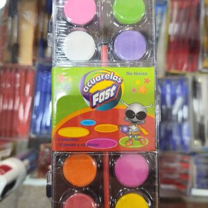 Acuarela Fast 12 colores (f-216)