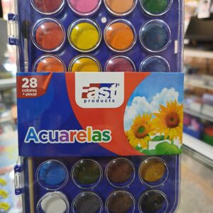 Acuarela Fast 28 colores AC-28