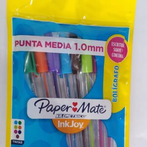 Set de 8 lapiceros kilometricos paper Mate