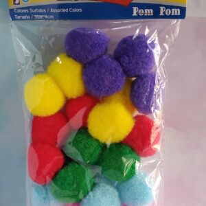 Bolsa pom pom surtido 4cm