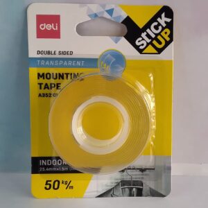 Tape doble cara 25mm X 1.5m STICK UP Deli