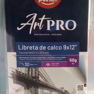 Block/libreta de calco 22.6x30.5 cm 30 hojas 50g Artpro Pointer