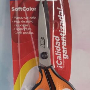 Tijera Softcolor "7 fast Naranja
