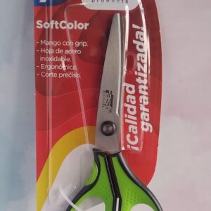 Tijera Softcolor "7 fast Verde