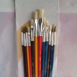 Juego de pinceles  artpro cerdas naturales Pointer