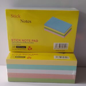 Notas adhesivas 5 colores 3*5 pulgadas No. T33 Notes