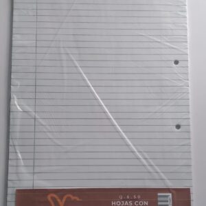 50 Hojas Lineas OFICIO
