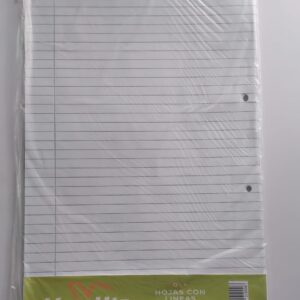 25 Hojas Lineas OFICIO