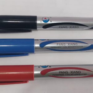 Marcador permanente negro, azul y rojo PANG XIANG