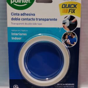 Cinta adhesiva doble contacto transparente 8 MM X 10 M No. DST-810 Pointer