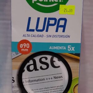 Lupa 090 mm aumento 5x pointer