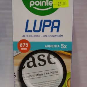 Lupa 075 mm aumento 5x pointer