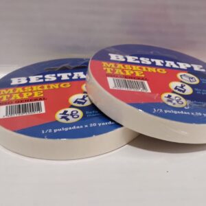 Masking tape 1/2 pulgada x 20 yardas Bestape