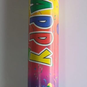 Confeti de 40 cm Happy spray cannon