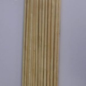 Pinchos grueso 45 cm en carton rojo bamboo Skewers