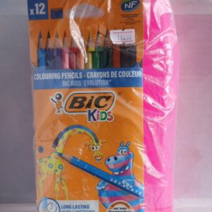 Crayon Madera 12 colores Bic kids colouring
