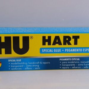 Pegamento UHU HART 33 ml caja amarilla con azul