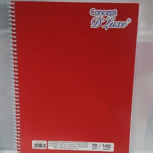 Cuaderno espiral 70 hojas cuadros Concept