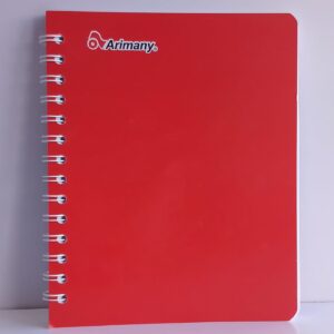 Cuadernor Espiral media carta 70 hojas lineas arimany