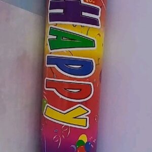 Confeti de 30cm Happy spray cannon