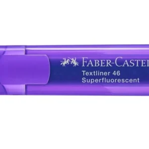 Resaltador morado fosforescente Faber castell