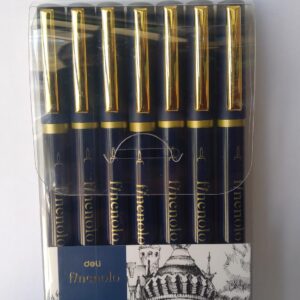 Chinografo deli 7pcs  finenolo rapidografo