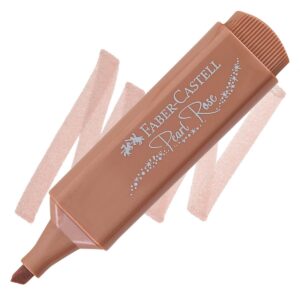 Resaltador Rosa perla metalico Faber castell