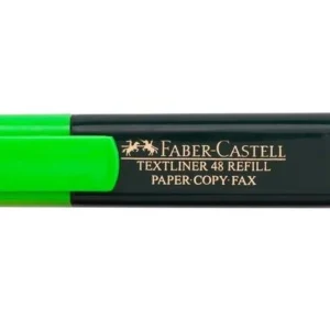 Resaltador convencional verde Faber castell