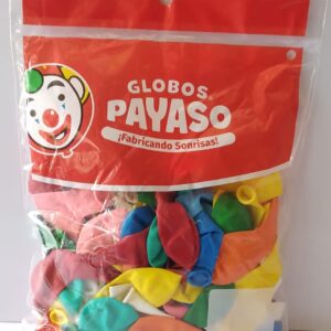 Bolsa globo colores payaso
