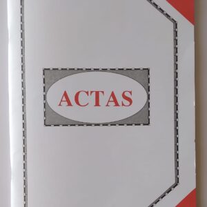 Libro - cuaderno de actas pasta suave 100 hojas