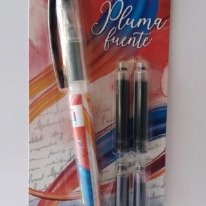 Pluma fuente recargable, negro, Fast
