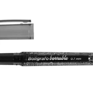 Lapicero borrable 0.7 mm Negro FAST