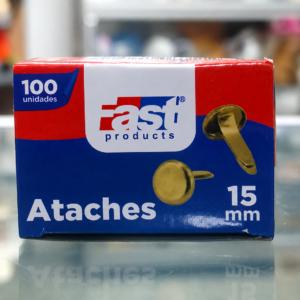 Atache 15mm (3/5) caja 100un