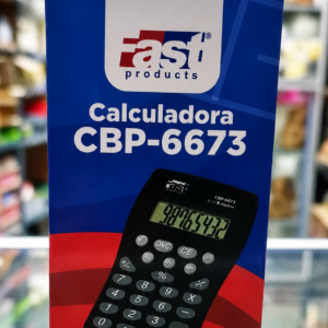 Calculadora Fast CBP-6673 negro 8 DIG C/pita
