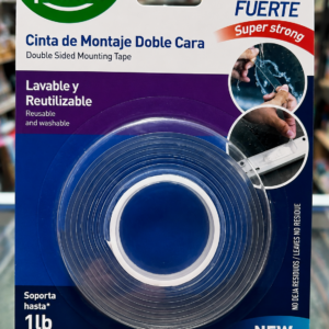 Cinta doble cara transparente 19 mm x 1.5 m No. NMT-1915 Pointer