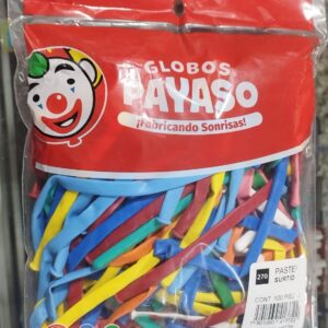 Globos payaso globoflexia largos surtidos