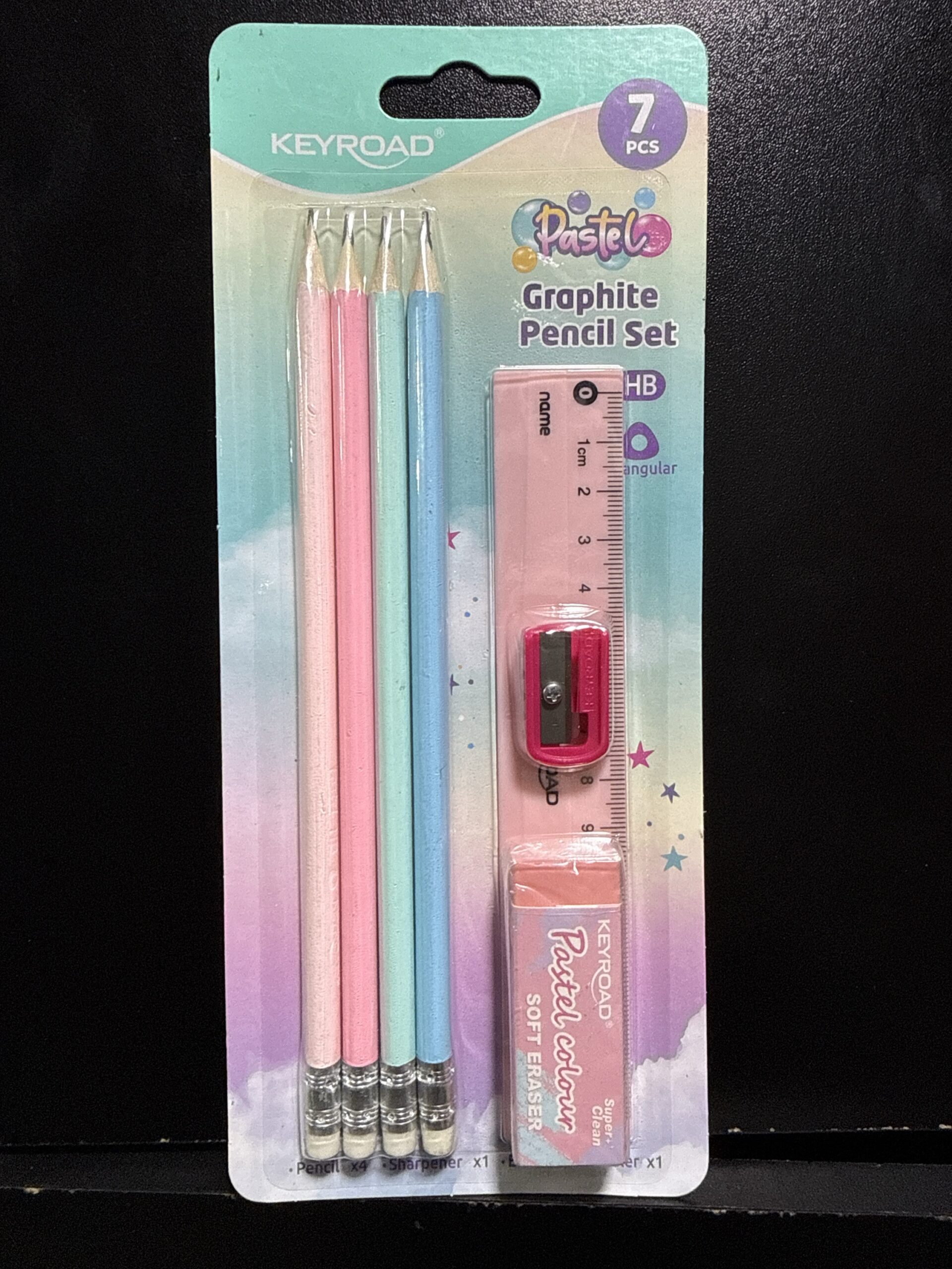 Set Lapiz pastel Keyroad