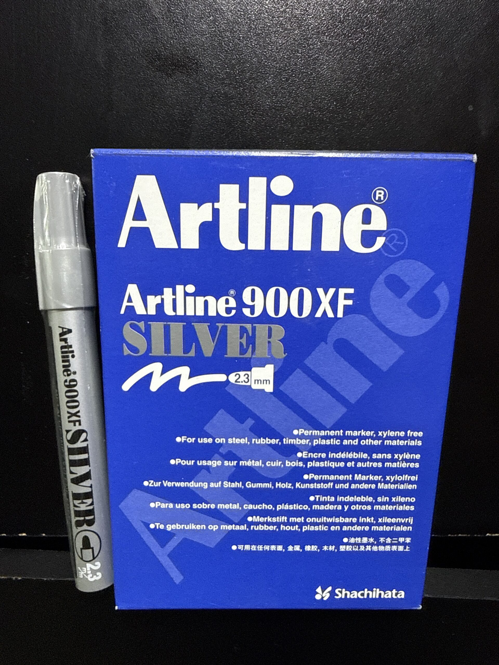 Marcador metalico Artline 900XF Silver / plata