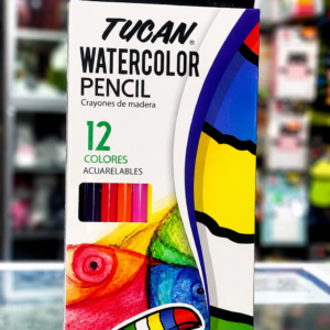 Crayon de Madera Acuarelable 12 colores Tucan