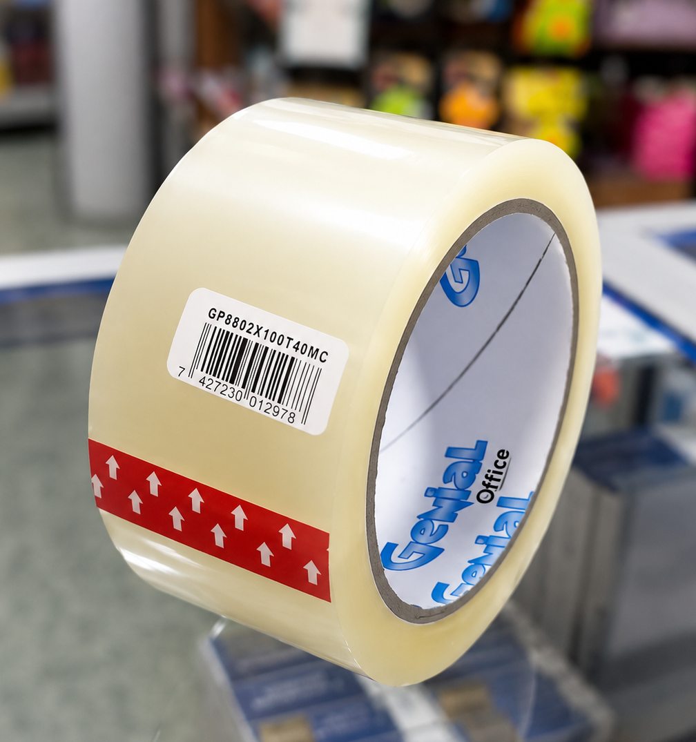Sellador 2×100 yarda transparente Genial