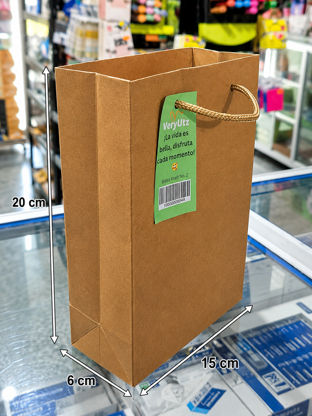 BOLSA DE REGALO CRAFT # 2 20x15cm