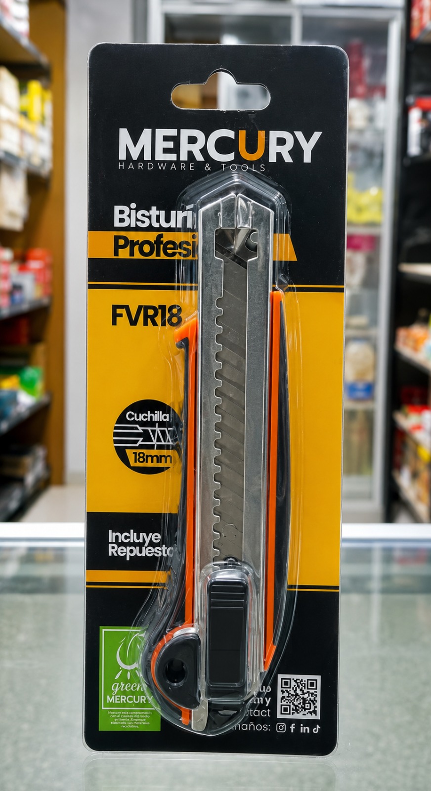 Cuchilla/cutter profesional FVR19 Mercury