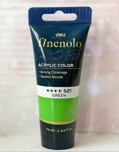 Acrilica verde limon