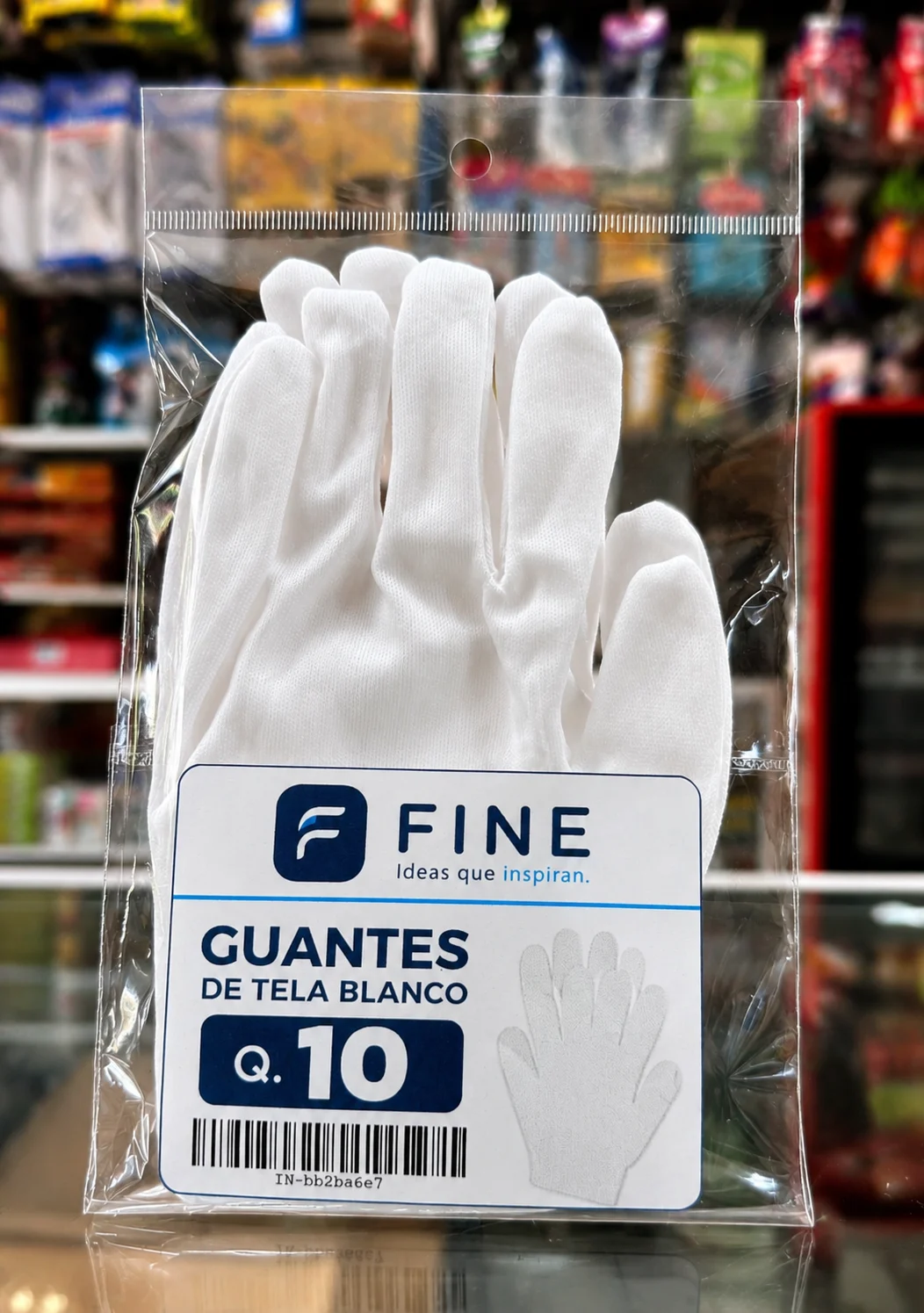 Guante blanco Unitalla