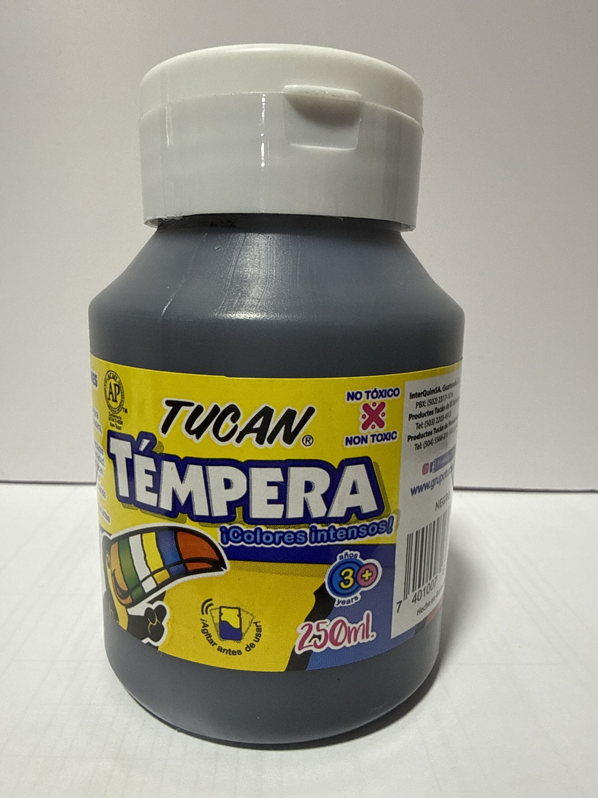 Tempera Tucan Negro 250ml