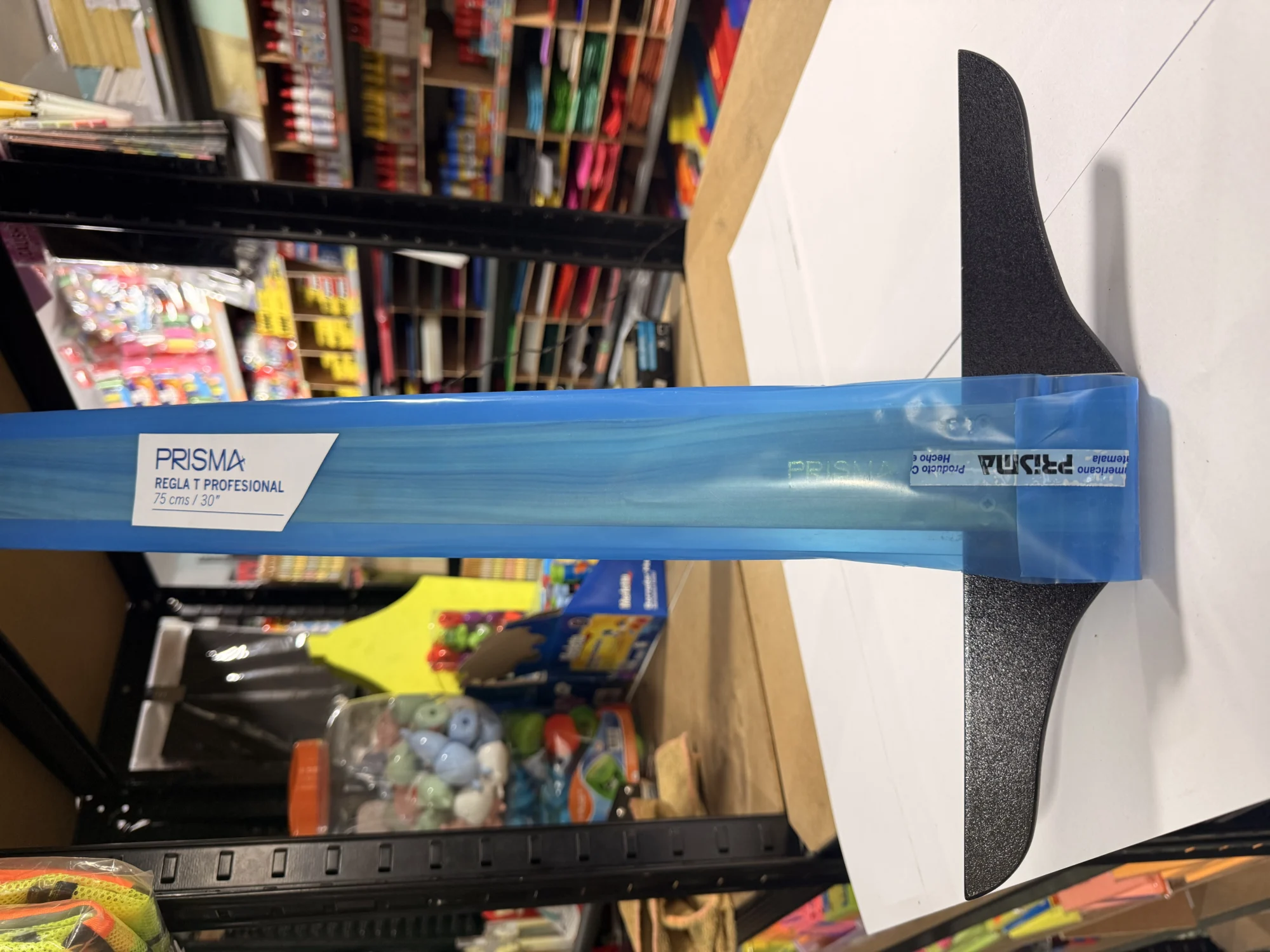 Regla T prisma madera 75cm/30"